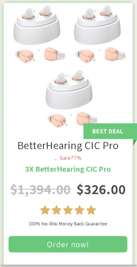 Hearing CIC Pro offer price